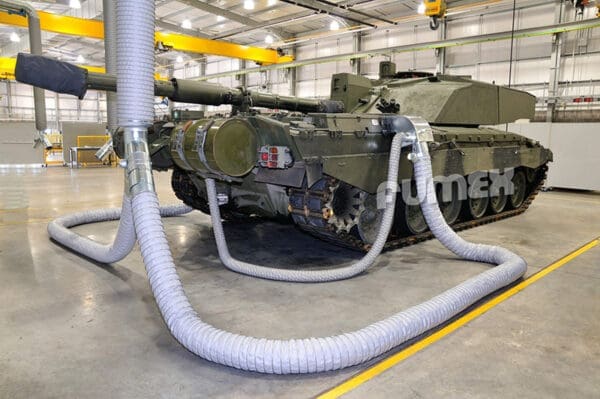Military Vehicle Fume Extraction System