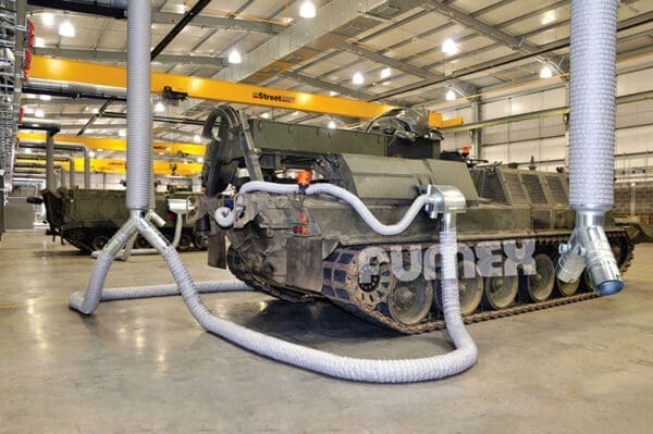 Military Vehicle Fume Extraction System