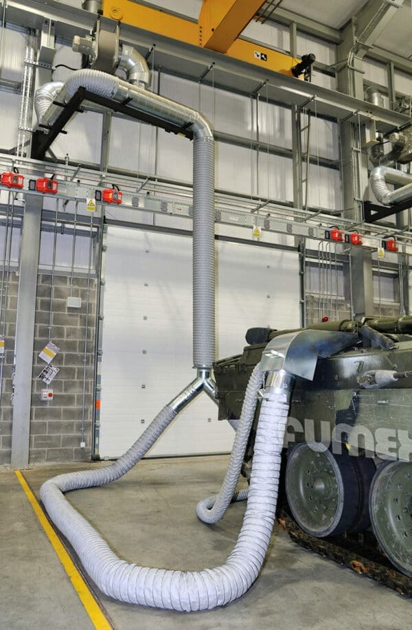 Military Vehicle Fume Extraction System
